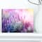 Designart - Growing and Blooming Lavender - Floral Canvas Art print